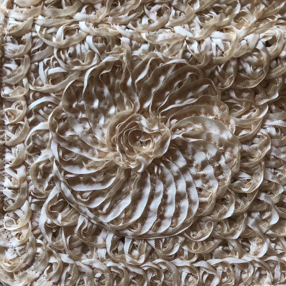 50s Ribbonwork Jacket with fox fur collar - Picture 2 of 3